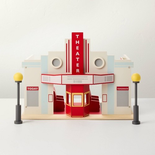 Wooden toy theatre - wooden, dollhouse