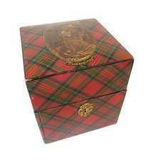 Antique Tartanware Box with