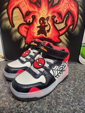 Spiderman LED Trainers Kids Boys Girls Shoes Children Flashing Light Up Sneakers