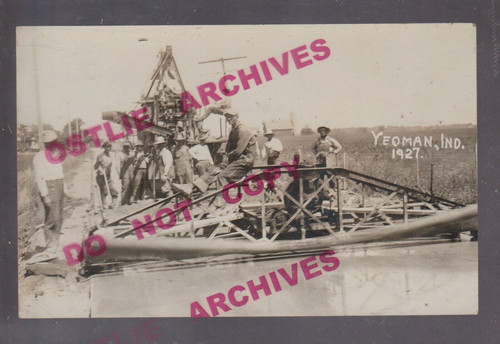 Yeoman indiana rppc 1927 - indiana,