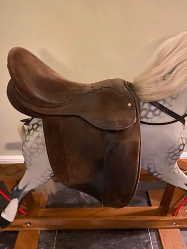 Ideal suede show saddle - show,