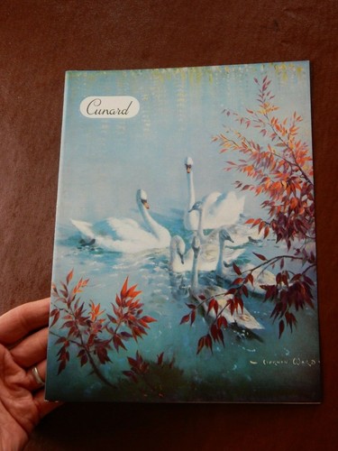 Cunard menu rms - , mary