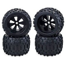 4Pcs 170mm Wheel Rim & Tires