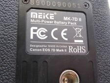 Meike MK-7Dii 7d mark ii  Battery Pack and Grip for Canon EOS 7Dii DSLR