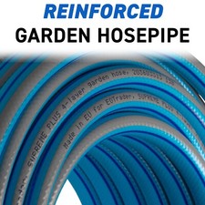 20M Heavy Duty Garden Hose Pipe Reinforced PVC Watering Irrigation Hosepipe 1/2"