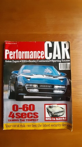 Performance car magazine may - magazine,