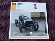 NAPIER 45 HP,    1903,   Competition Class Car,  G.B.,Collectors Card