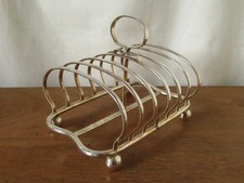 Lovely Vintage Silver Plated 6 Piece Toast Rack