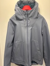 Lacoste Men's Blue Coat, Size Large, Hooded, Water-Repellent