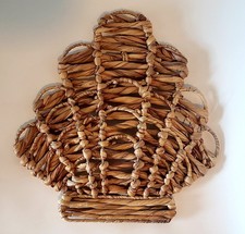 Rattan Sea Shell Wall Decor