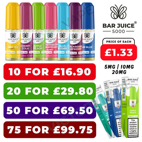 Bar juice 5000 nic salt - 5000, |