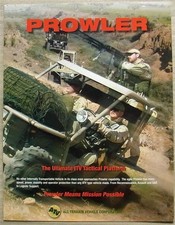 ATV PROWLER Military Tactical All Terrain Vehicle Sales Brochure 2005 #SDV0SB
