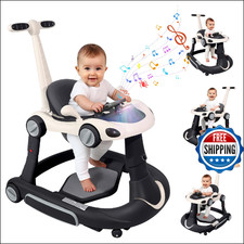4-in-1 Baby Walker w/ Wheels