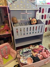 Baby Born Bundle Cot Wardrobe Clothes Accessories