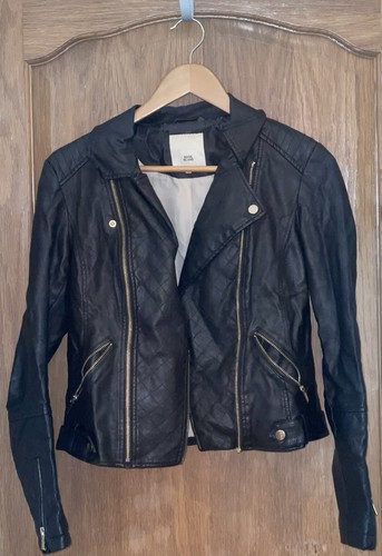 River island leather jacket - leather,