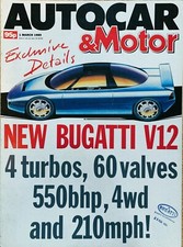 AUTOCAR MAGAZINE 01-MAR-89 - Citroen BX, Renault Espace Quadra, Suzuki Swift GTi