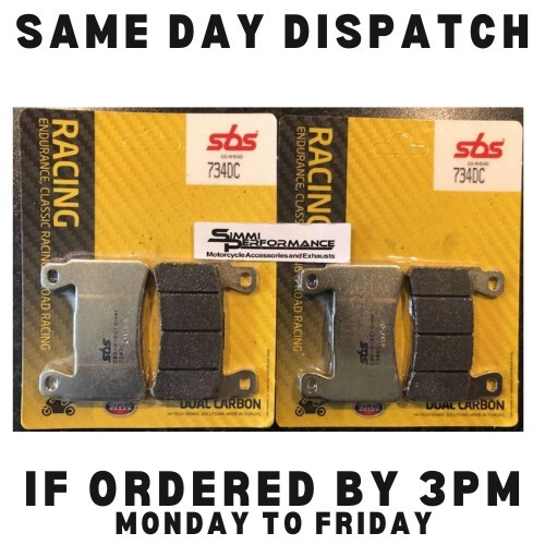 Sbs dual carbon front brake - dual,
