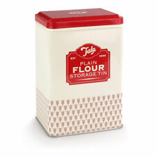 Tala Originals Flour Storage Tin Vintage Design Red/Cream