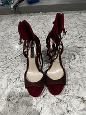 Charles & Keith Women’s High Heels Size 4 EU 37 Red