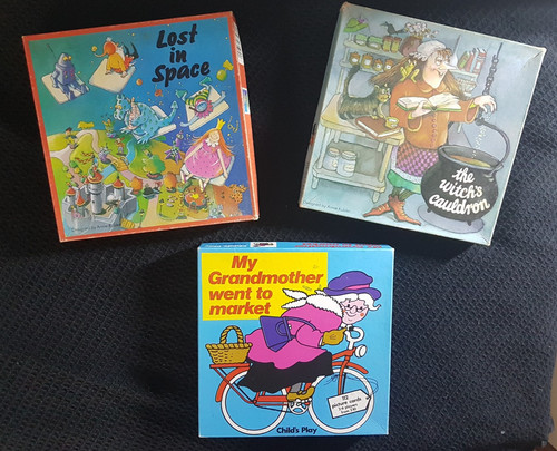 Vintage childs play games - vintage,