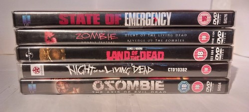Zombie dvd job lot - dvd's,