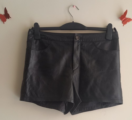Bershka real leather black - real,