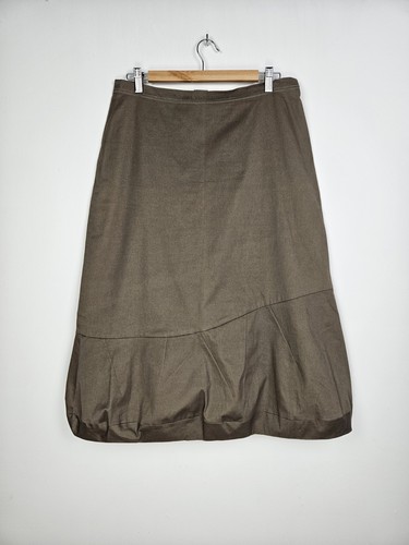 Lilith khaki cocoon midi - khaki,