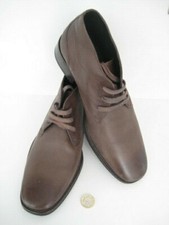 MENS MARKS & SPENCER AUTOGRAPH BROWN LEATHER LACE UP CHUKKA ANKLE BOOTS M&S sz7