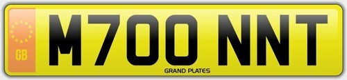 Monty mont number plate - monty,