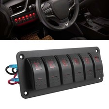 6 Gang Toggle Rocker Switch