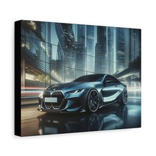 BMW Car FTart5 Oil Painting 24 x 16 print Art and 12 X 9