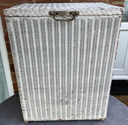 Lloyd loom linen basket - loom,