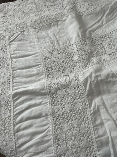 Square lace table - lace,
