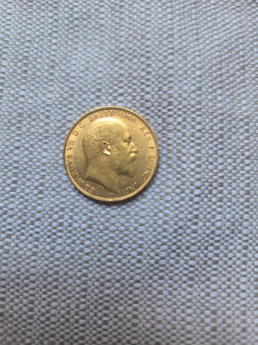 King edward vii 1907 - king, gold