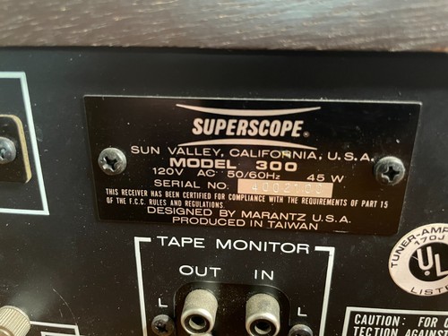 Vintage superscope marantz - superscope,