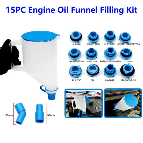 15pc engine oil funnel - engine,