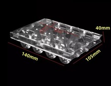 100 X Quail Egg Box Plastic