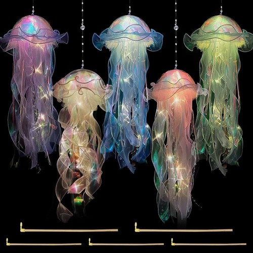 Pcs jellyfish light hanging - 5,