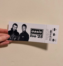 Oasis Souvenir Concert Ticket