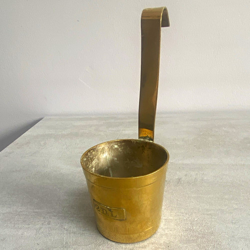 Brass measuring scoop ladle - measuring, scoop/ladle