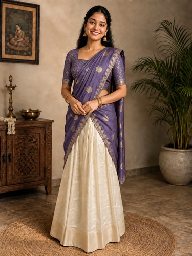 Dhavani half saree davani - saree,
