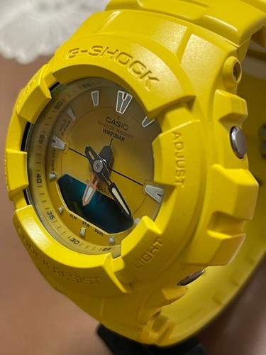 Casio shock 100 yellow 1 - shock,