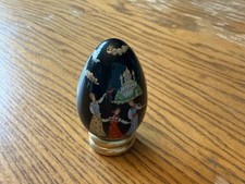Russian Lacquer Hand-Painted Collectibles Egg, 1988 By The Franklin Mint