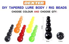 DIY TAPERED LURE BODY BEADS