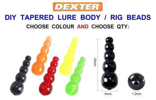 Diy tapered lure - lure, beads