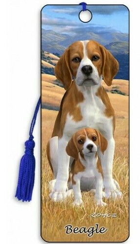 Beagle dog puppy bookmark - beagle,