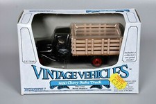 ERTL 1930 Chevy Stake Cattle Truck, Carl Jones Livestock Livery, Black, Boxed