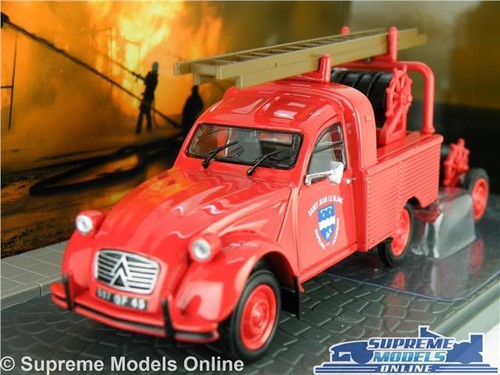 Citroen 2cv model van fire - 2cv,