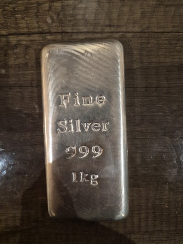 1kilo silver bar 999 - silver,