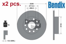 X2 PCS REAR BRAKE DISC SET